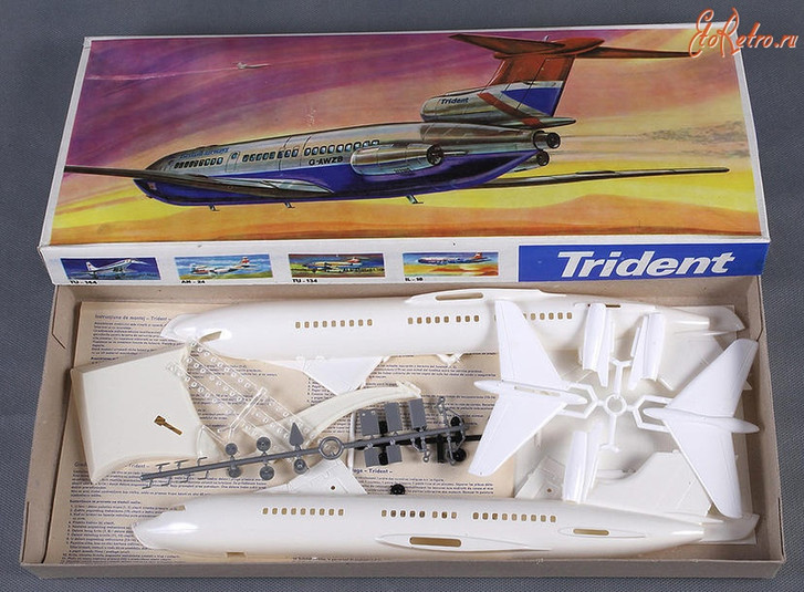 Сборная модель самолета Trident