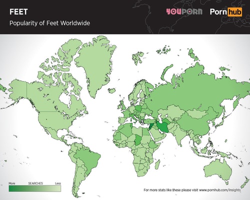 Фото №4 - Грудь или попа? Географическая карта, показывающая, что популярнее в разных странах