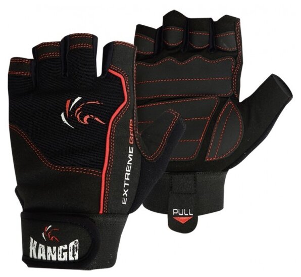 Перчатки для фитнеса Kango WGL-102 Black/Red L